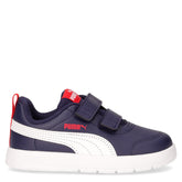 Courtflex v3 sneaker in ecopelle bambino blu | Boscaini Scarpe