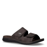 Ciabatta in ecopelle con strappi nero | Boscaini Scarpe