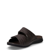 Ciabatta in ecopelle con strappi nero | Boscaini Scarpe
