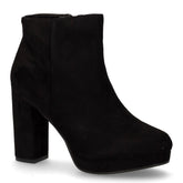 Tronchetto in tessuto con zip nero - Tronchetti Donna | Boscaini Scarpe