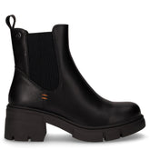 Tronchetto in ecopelle con zip nero | Boscaini Scarpe