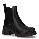 Tronchetto in ecopelle con zip nero | Boscaini Scarpe