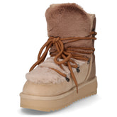 Nordic TRK Fur stivaletto caldo in ecopelle taupe | Boscaini Scarpe
