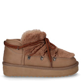 Nordic TRK Fur Low stivaletto caldo in ecopelle taupe - D.FRANKLIN | Boscaini Scarpe