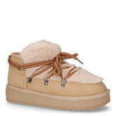 Nordic TRK Fur Low stivaletto caldo in ecopelle beige - D.FRANKLIN | Boscaini Scarpe