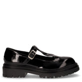 Ballerina in ecopelle con cinturino nero - Ballerine | Boscaini Scarpe