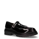 Ballerina in ecopelle con cinturino nero - Ballerine | Boscaini Scarpe