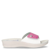 Ciabatta con strappo in ecopelle fucsia | Boscaini Scarpe