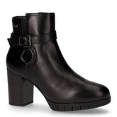 Tronchetto in pelle con zip nero - Tronchetti Donna | Boscaini Scarpe