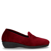 Pantofola in tessuto bordò - VALLEVERDE | Boscaini Scarpe