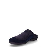 Ciabatta da casa in tessuto blu | Boscaini Scarpe