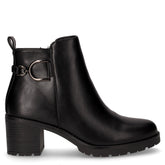 Tronchetto in ecopelle con zip nero - Tronchetti Donna | Boscaini Scarpe