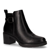 Tronchetto in ecopelle con zip nero - Tronchetti Donna | Boscaini Scarpe