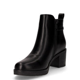 Tronchetto in ecopelle con zip nero | Boscaini Scarpe