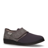 Pantofola in tessuto con strappo grigio - Comfort Donna | Boscaini Scarpe