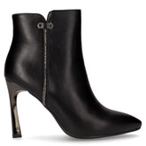 Tronchetto a punta in ecopelle nero - Tronchetti Donna | Boscaini Scarpe