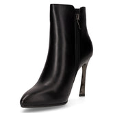 Tronchetto a punta in ecopelle nero | Boscaini Scarpe