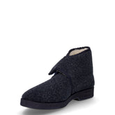 Ezio pantofola in tessuto blu | Boscaini Scarpe