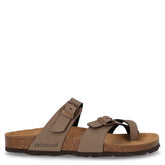 Sara ciabatta infradito in ecopelle tortora | Boscaini Scarpe