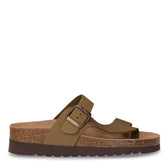 Hola ciabatta in pelle oliva - GRUNLAND | Boscaini Scarpe