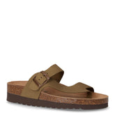 Hola ciabatta in pelle oliva - GRUNLAND | Boscaini Scarpe