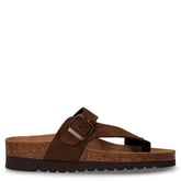 Ciabatta aperta in pelle testa di moro - GRUNLAND | Boscaini Scarpe