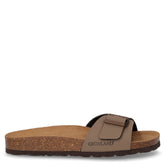 Sara ciabatta in ecopelle tortora - GRUNLAND | Boscaini Scarpe