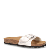 Sara ciabatta in ecopelle perla - GRUNLAND | Boscaini Scarpe