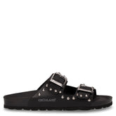 Sara ciabatta in ecopelle con borchie nero - GRUNLAND | Boscaini Scarpe