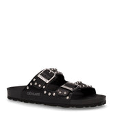 Sara ciabatta in ecopelle con borchie nero - GRUNLAND | Boscaini Scarpe