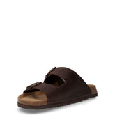 Bobo ciabatta in pelle mogano | Boscaini Scarpe