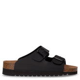 Hola ciabatta in ecopelle nero - GRUNLAND | Boscaini Scarpe