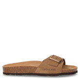 Sara ciabatta in pelle tortora - GRUNLAND | Boscaini Scarpe