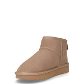 Stivaletto caldo in pelle beige apricot | Boscaini Scarpe