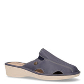 Ciabatta in ecopelle blu - Ciabatte Donna | Boscaini Scarpe