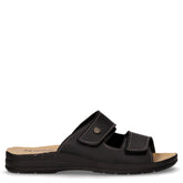 Ciabatta in ecopelle con strappi nero - Ciabatte Aperte Uomo | Boscaini Scarpe