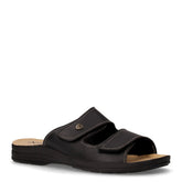 Ciabatta in ecopelle con strappi nero - Ciabatte Aperte Uomo | Boscaini Scarpe