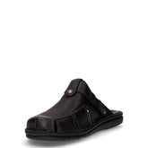 Ciabatta in pelle nero | Boscaini Scarpe