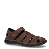 Sandalo sportivo in pelle piombo - Black Friday Uomo | Boscaini Scarpe