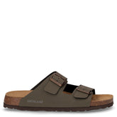 Bobo ciabatta in ecopelle oliva - Ciabatte Uomo | Boscaini Scarpe