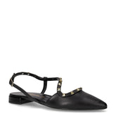 Sandalo con borchie in ecopelle nero - DU SIMON | Boscaini Scarpe