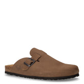 Ciabatta in pelle kaki | Boscaini Scarpe