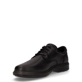 Stringata casual in pelle nero | Boscaini Scarpe