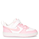 Court Borough Low Recraft sneaker bambina in ecopelle bianco rosa - Sneakers Bambina | Boscaini Scarpe