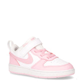 Court Borough Low Recraft sneaker bambina in ecopelle bianco rosa - Sneakers Bambina | Boscaini Scarpe
