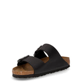 Arizona ciabatta in pelle nero | Boscaini Scarpe