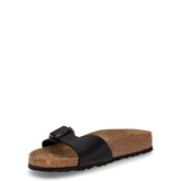 Madrid ciabatta in pelle nero | Boscaini Scarpe