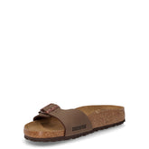 Madrid ciabatta in pelle mocca | Boscaini Scarpe