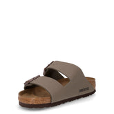 Arizona ciabatta in pelle pietra | Boscaini Scarpe