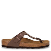 Gizeh ciabatta in pelle mocca - BIRKENSTOCK | Boscaini Scarpe